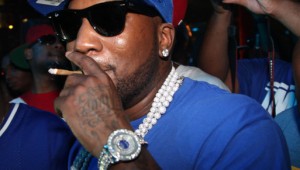 attends Jeezy Pool Party on May 28, 2011 in Miami Beach, Florida.