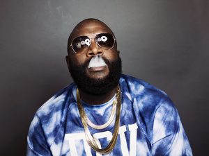 Rapper Rick Ross poses for a portrait at Def Jam in promotion of his upcoming album "Hood Billionaire" on Tuesday, Nov. 11, 2014 in New York. (Photo by Victoria Will/Invision/AP)